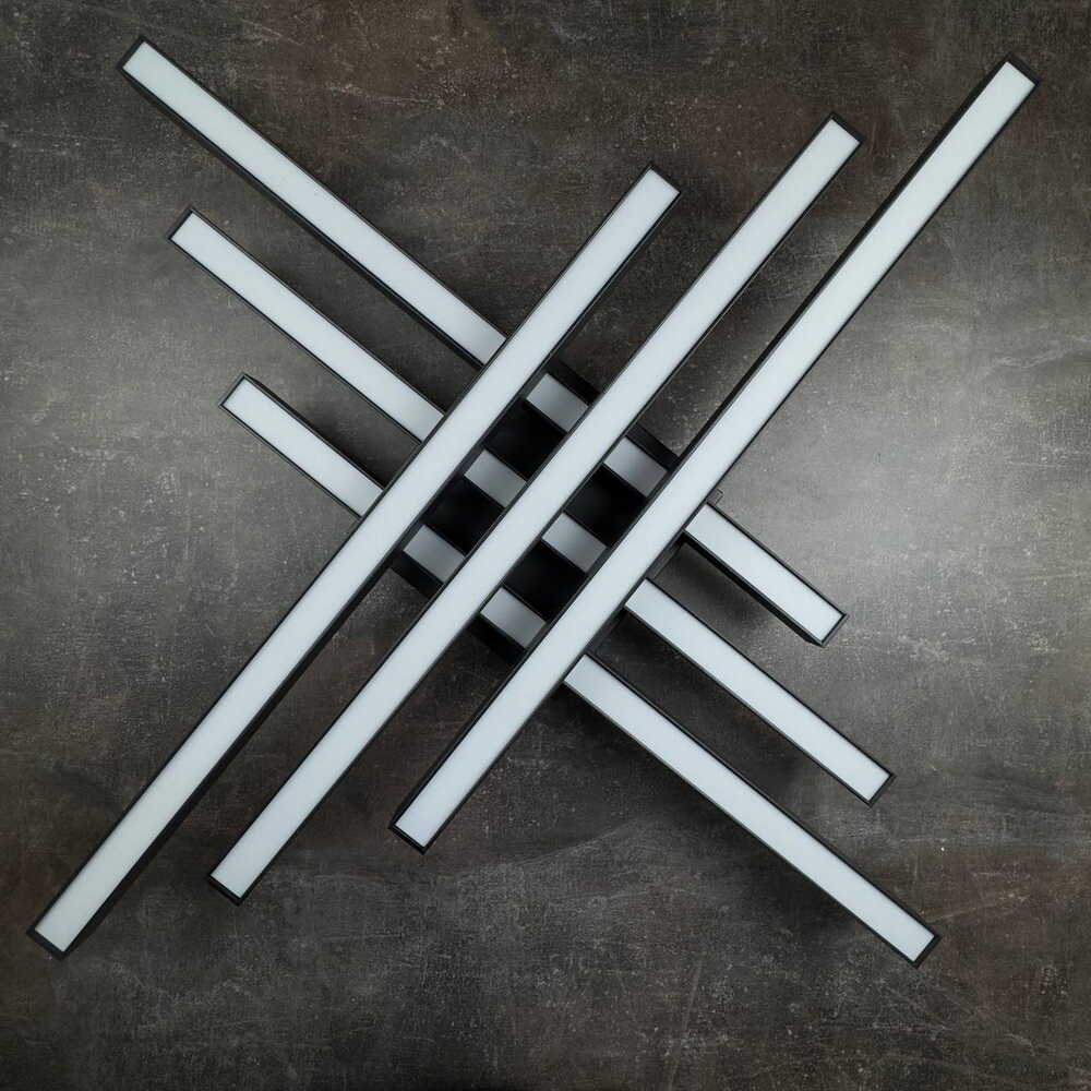 Светильник LED smart HIWAY с пультом 110Вт 3000-5000K 6050Lm Квадратный Черный 220805